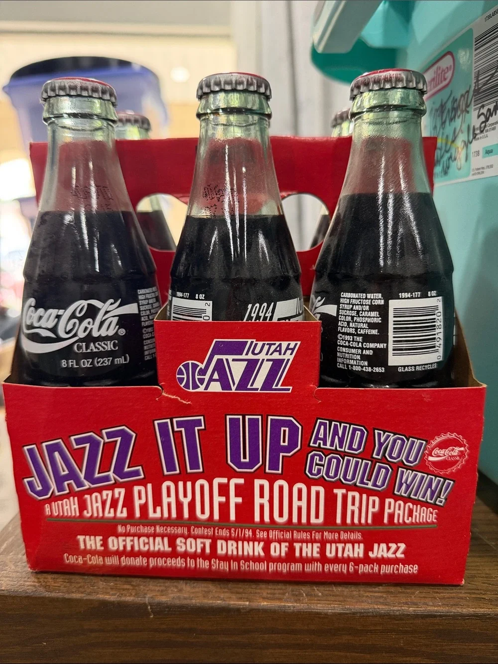Utah Jazz Red Six-Pack Carrier
